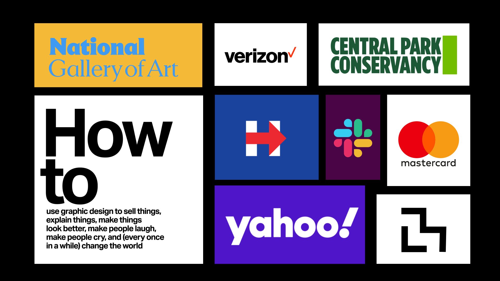 Logos designed by Michael Bierut