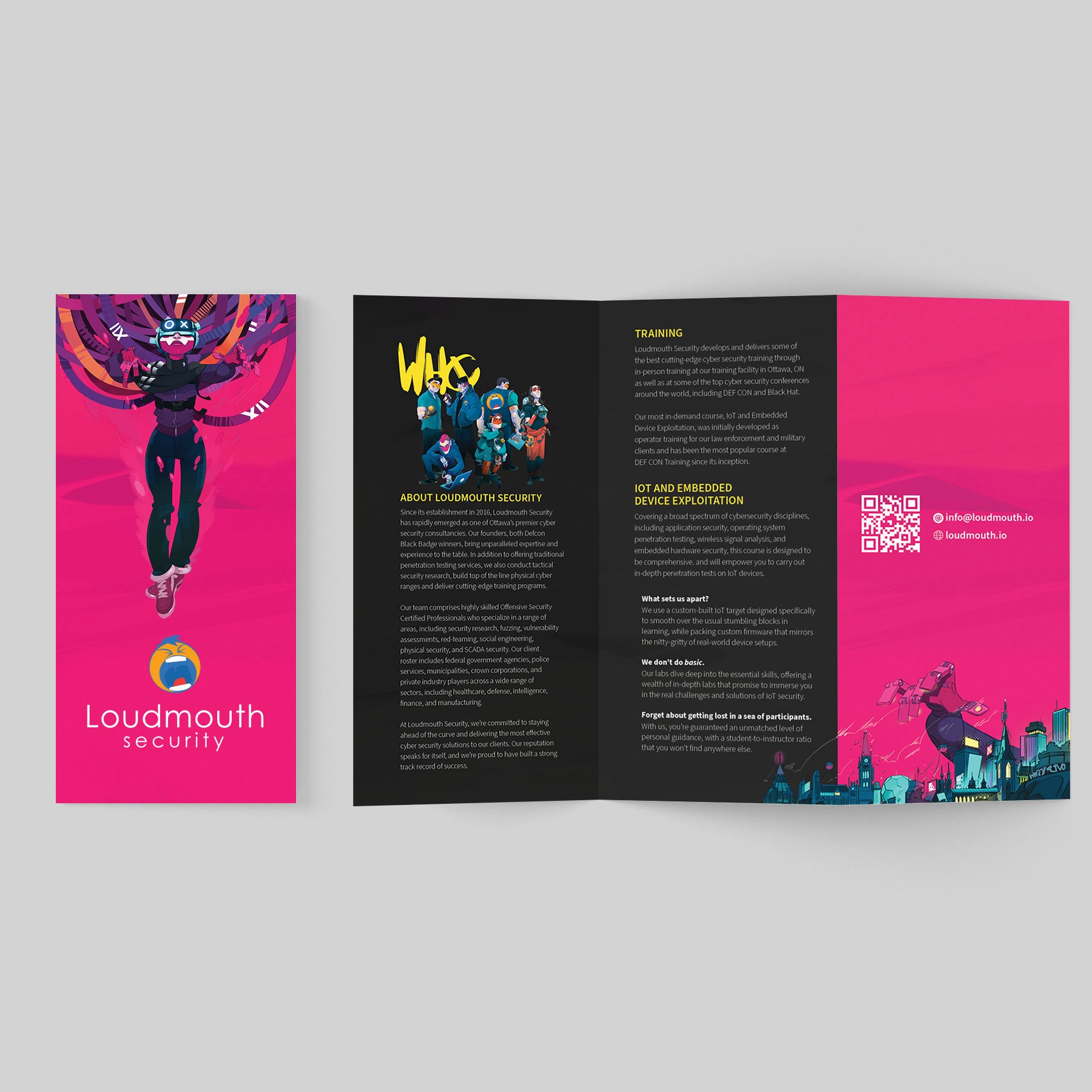 Loudmouth Security co-branded flyer