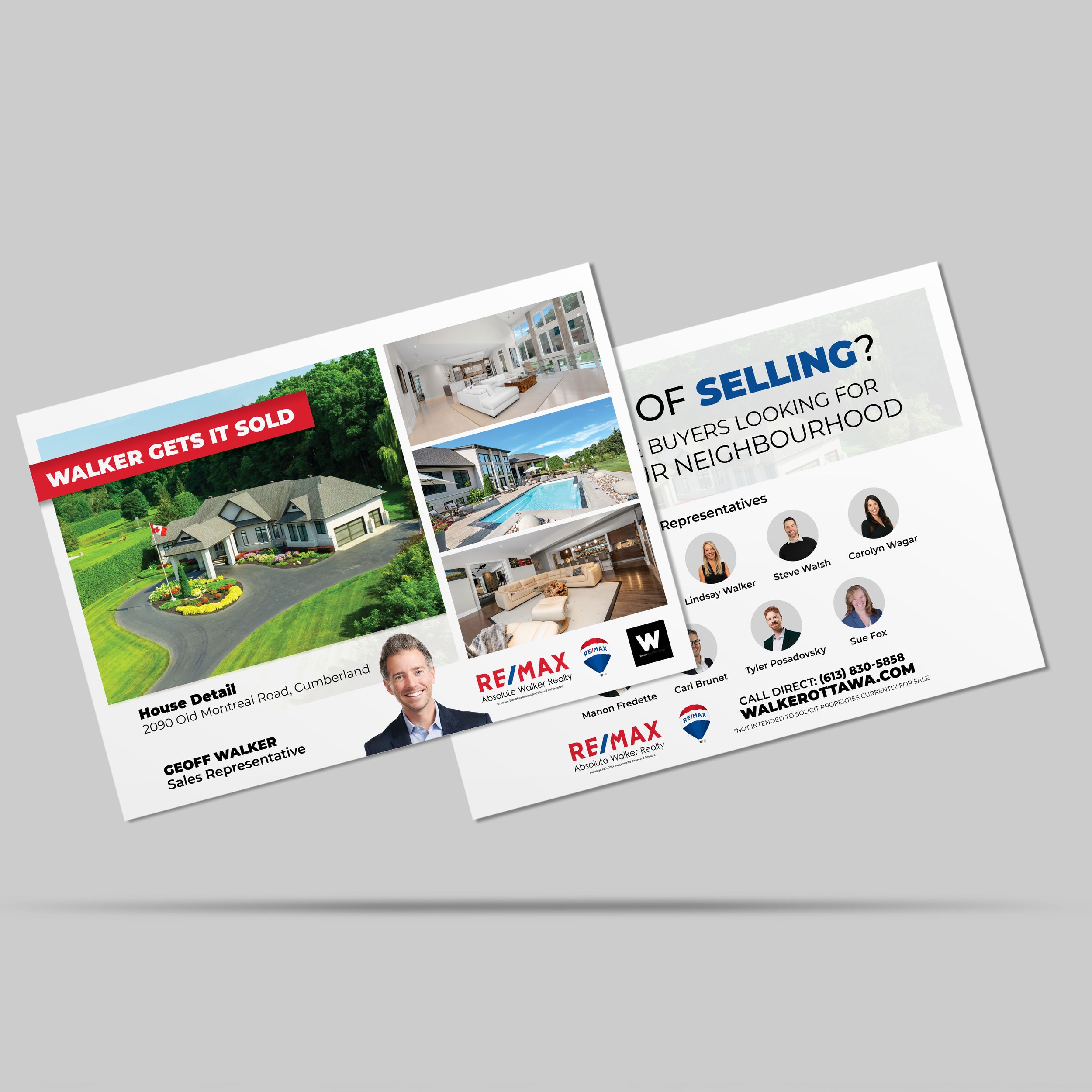 Walker Real Estate Group flyer design