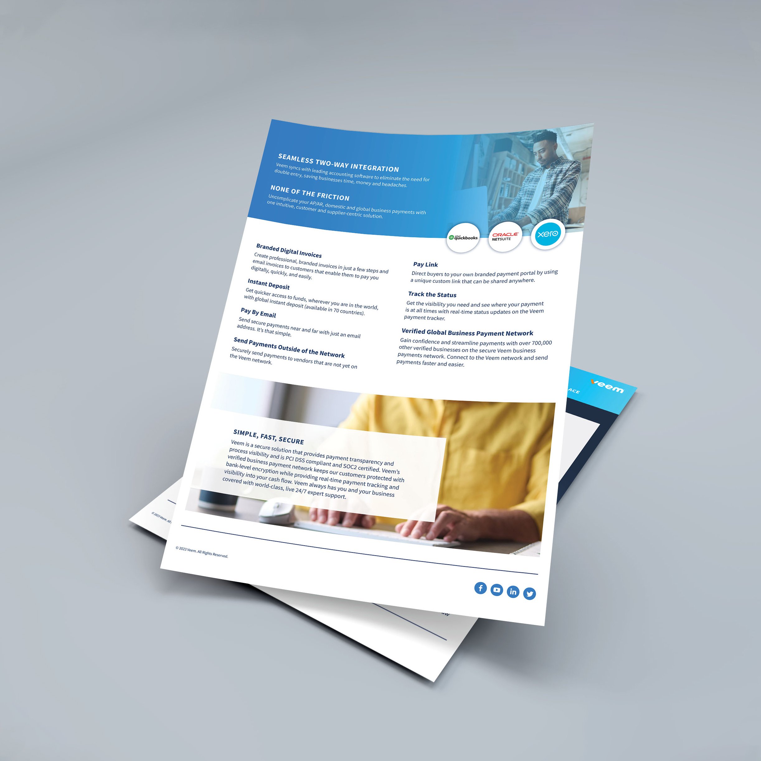 Veem one-pager layout